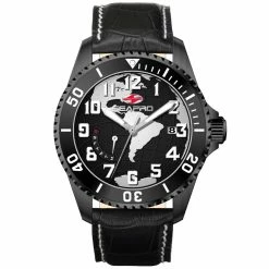Budget 👍 Seapro Men's Voyager Black Dial ⌚ Watch ✔️