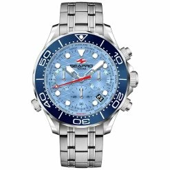 Promo 🥰 Seapro Men's Mondial Timer Blue Dial ⌚ Watch 💯