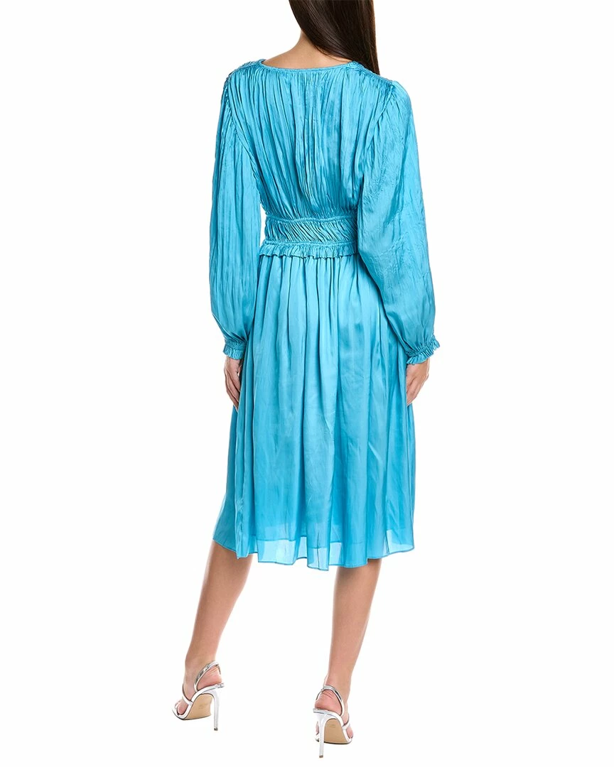 Budget 😍 women Elie Tahari Gathered Midi 👗 Dress ❤️ - Image 2