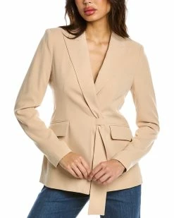 Best Pirce 👍 women Elie Tahari Notch Collar Blazer 🌟