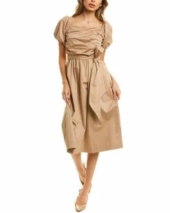 Wholesale 🌟 women Elie Tahari Topaz Midi 👗 Dress 🌟