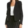 Outlet 🔥 women Elie Tahari Stretch Moto Jacket 😀