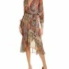 Buy 👍 women Elie Tahari Paisley Wrap 👗 Dress 😍