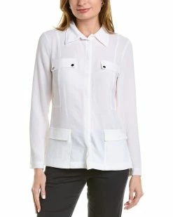 Cheap 💯 women Elie Tahari Utility 👚 Shirt Jacket ✨