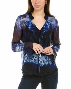 Coupon 🧨 women Elie Tahari Origami 👚 Shirt 🛒