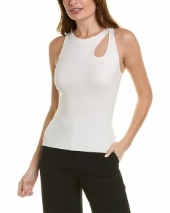 Brand new 😍 women Elie Tahari High Neck Cross Strap Tank 🤩