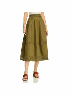 Cheap 🧨 Elie Tahari Daisy 👩 Womens Embroidered Back Zip 👗 Skirt 🎉