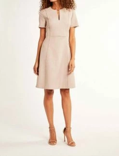 Best Sale ✔️ Elie Tahari 👩 women Ariel 👗 Dress in Island Sand 💯