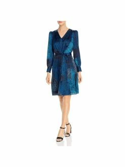 Top 10 ❤️ Elie Tahari Leah 👩 Womens Silk V Neck Cocktail 👗 Dress 😉