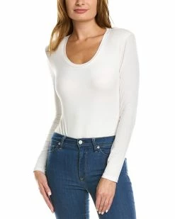 Deals 💯 women Elie Tahari U-Neck Bodysuit ⭐