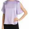 Buy ✨ Elie Tahari Tamra 👩 Womens Silk Split Sleeve Blouse ✔️