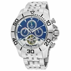 Best Sale 🤩 Seapro Men's Blue and white dial ⌚ Watch 🔔