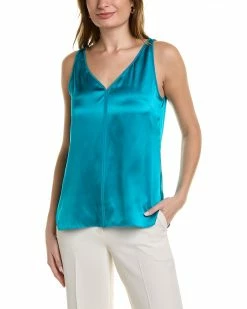 Cheapest 🧨 women Elie Tahari Silk 👕 Shirt ✨