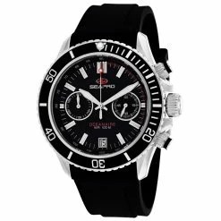 Outlet 🔔 Seapro Men's Black dial ⌚ Watch 👍