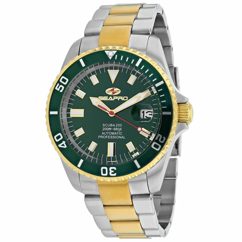 Cheapest 🔥 Seapro Men's Green dial ⌚ Watch ❤️