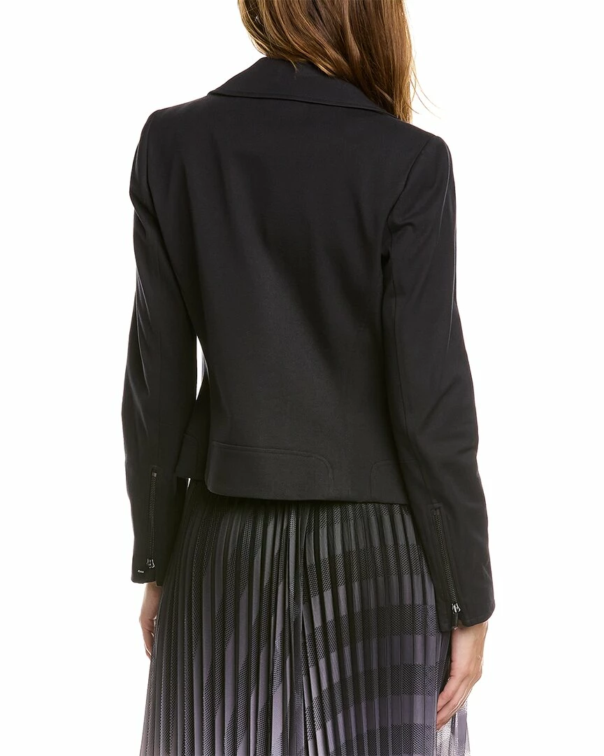 Outlet 🔥 women Elie Tahari Stretch Moto Jacket 😀 - Image 2