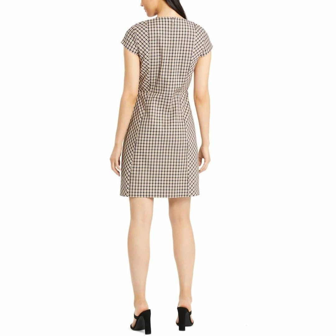 Wholesale ๐ Elie Tahari ๐ฉ women Louisa Printed Zip Front ๐ Dress in Black Sorrel โ๏ธ - Image 2